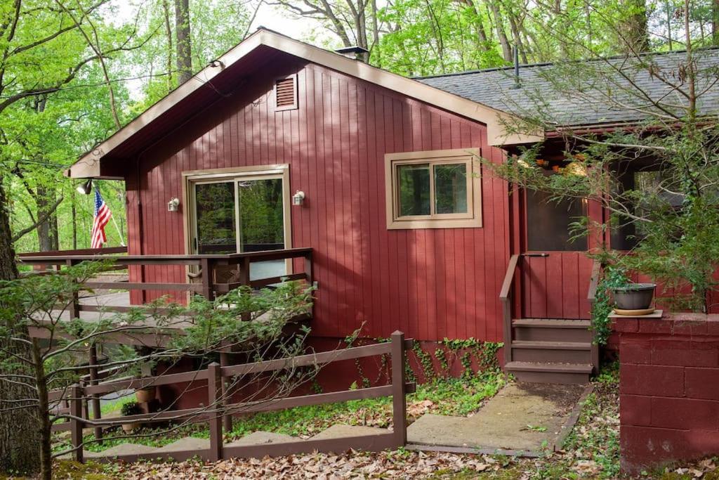 Modern Cabin With Hot Tub Grill Lake Beach Wineries Hiking Fishing And Hershey Park Family And Pet Friendly Superhosts On Ab&B Mount Gretna 外观 照片